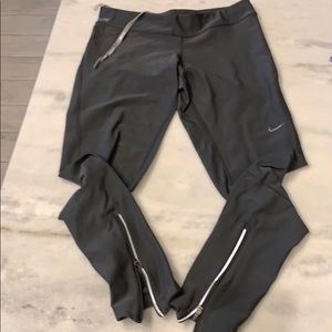 Nike Grey Running Leggings